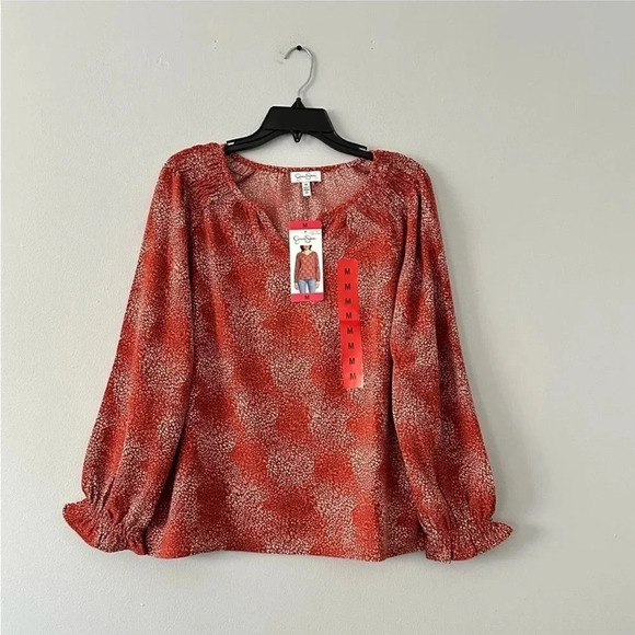 Jessica Simpson ladies v-neck blouse XL - Picture 4 of 7